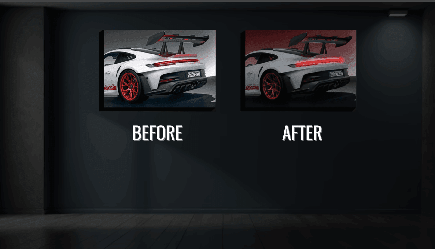 Neon Nissan GTR R35 Nismo