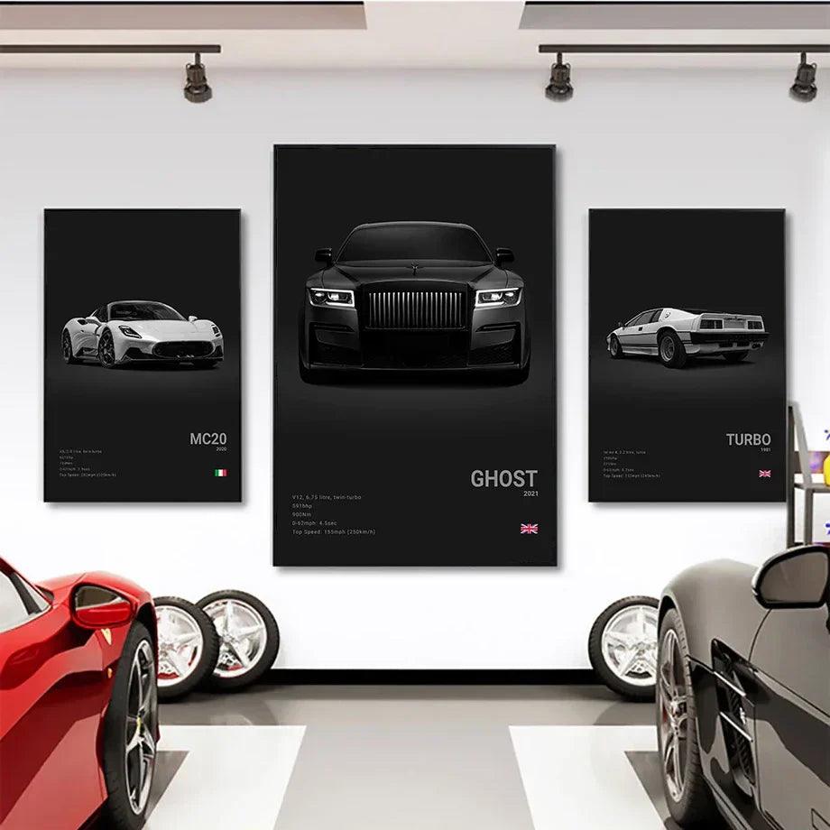 Transform Your Space with Stunning Car Posters & Wall Art