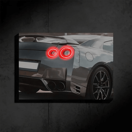 Neon Nissan GTR R35 Nismo