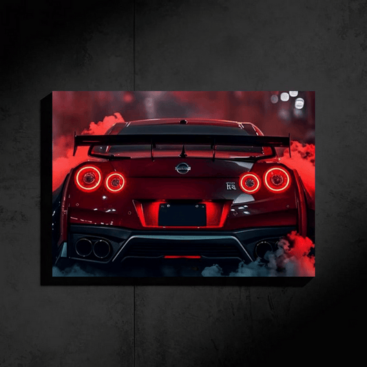 Neon Nissan GTR R35 Nismo