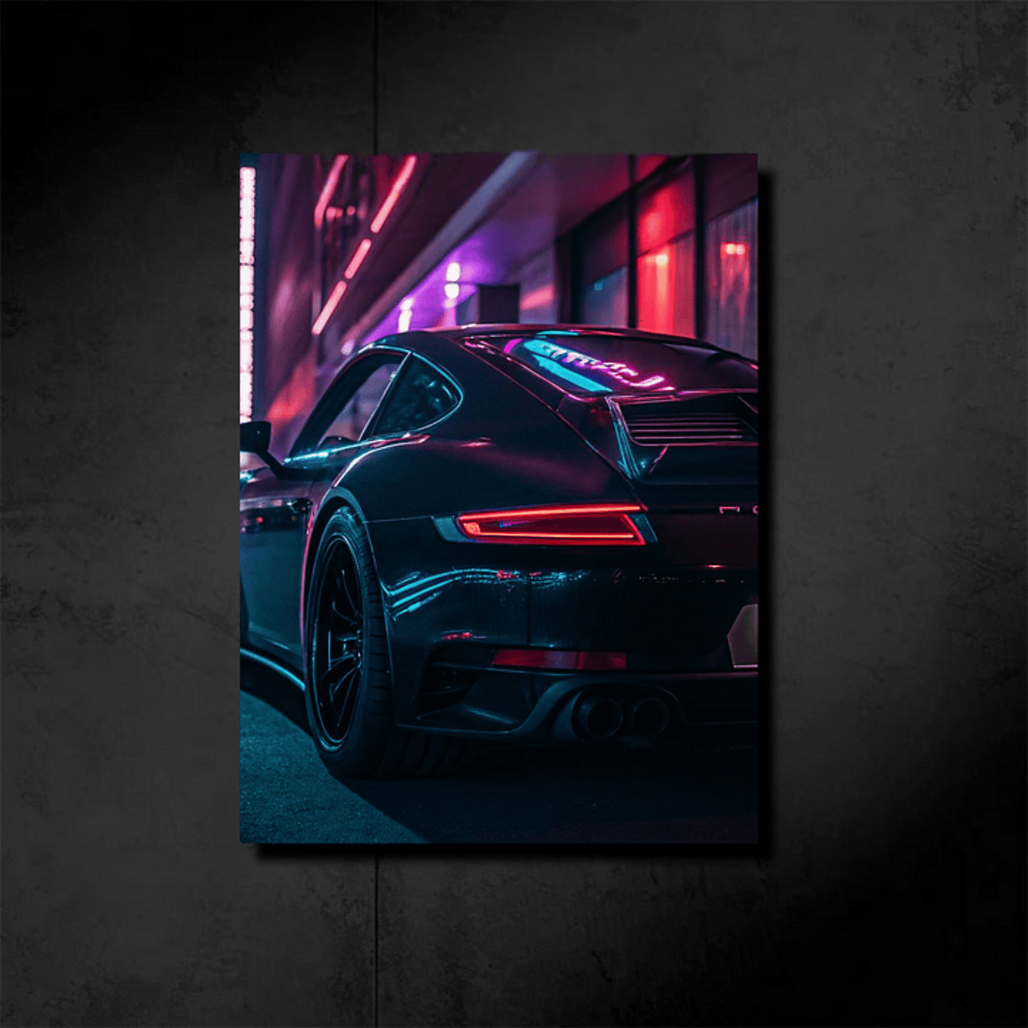 Neon Porsche 911