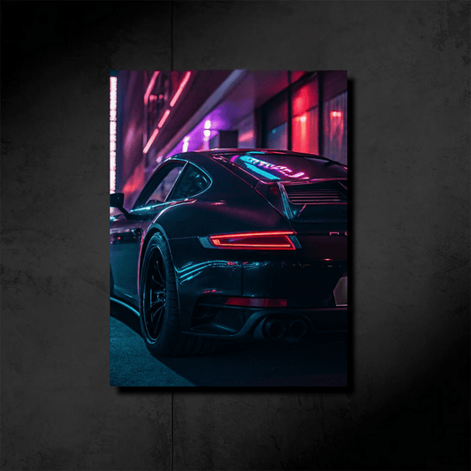 Neon Porsche 911