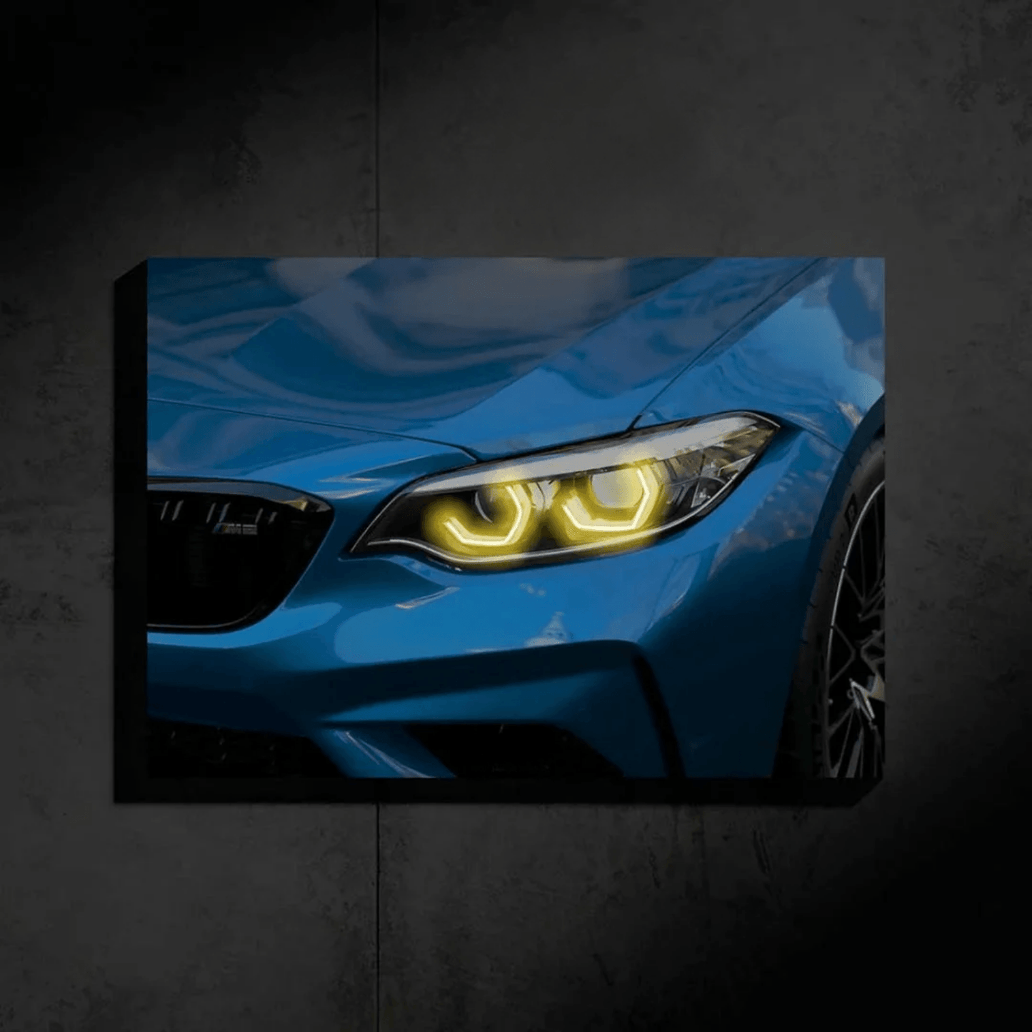 Neon BMW M2 Competition