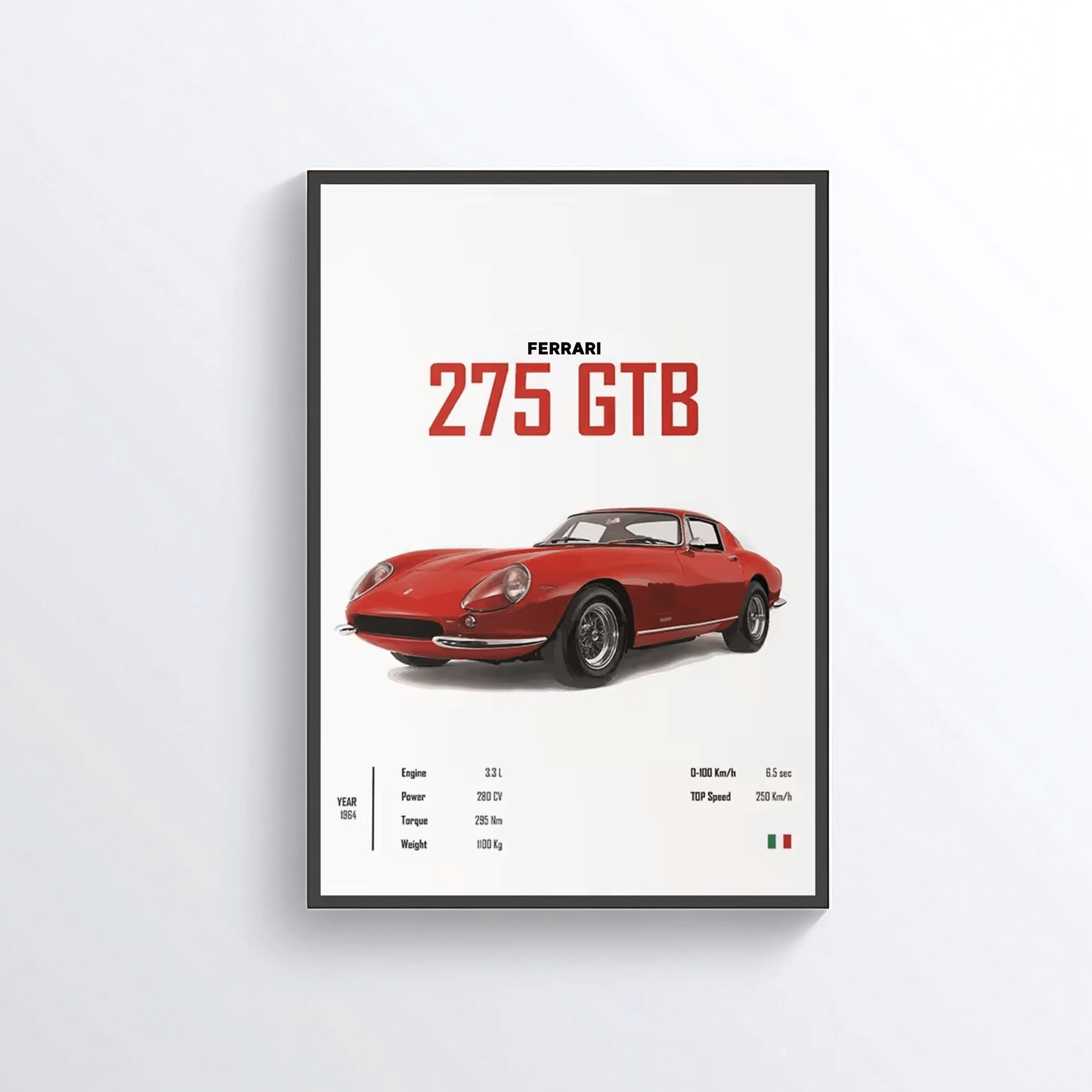 Ferrari 275 GTB colored