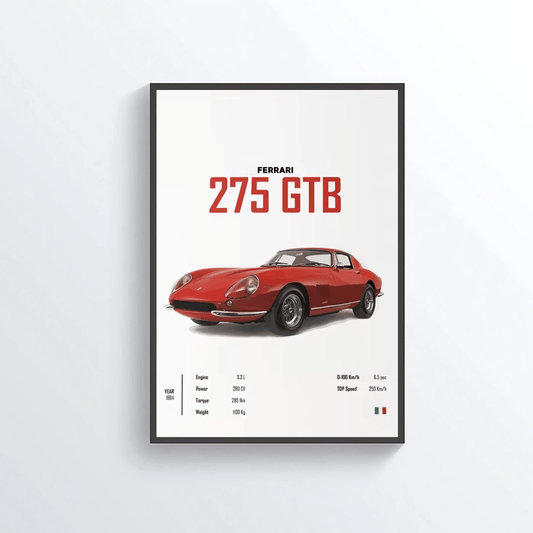 Ferrari 275 GTB colored