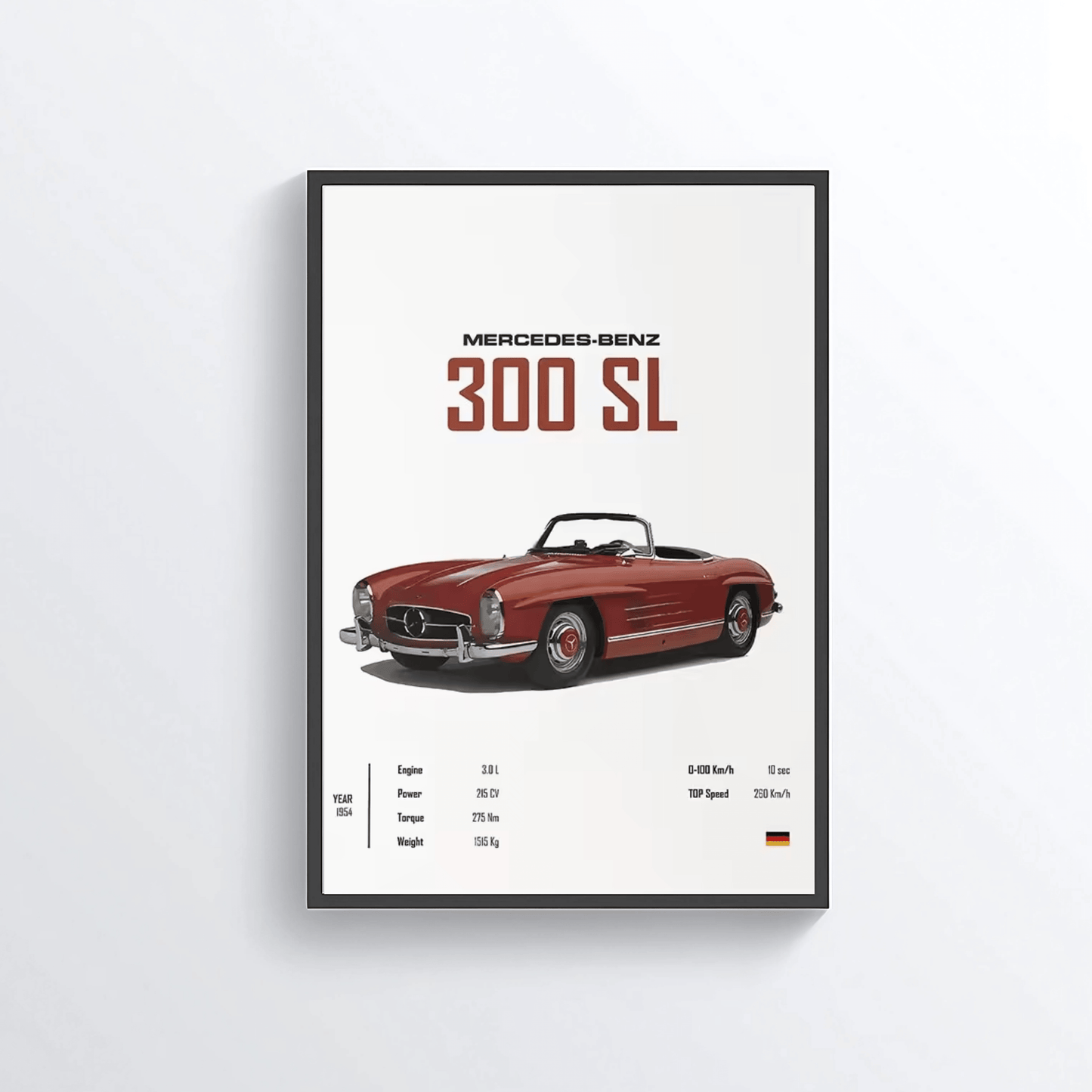 Mercedes 300SL colored