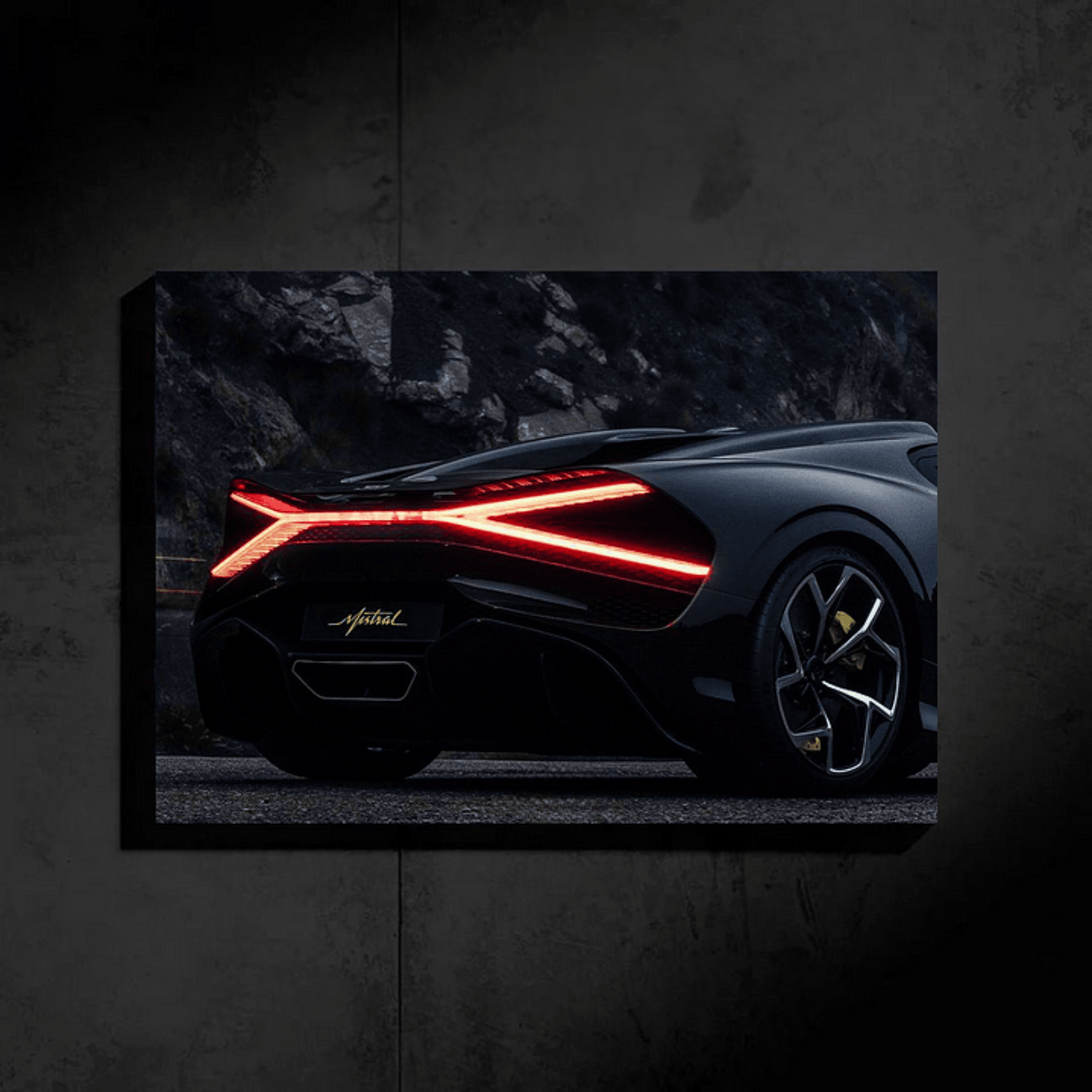 Neon Bugatti Mistral