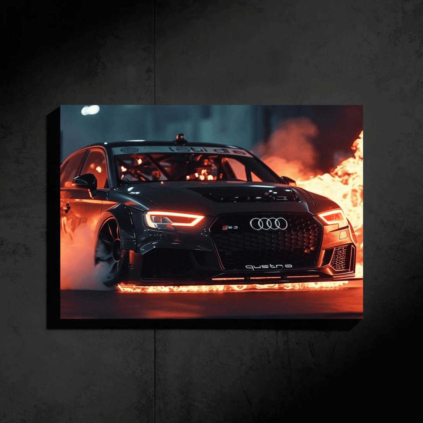 Neon Audi A6 Quattro