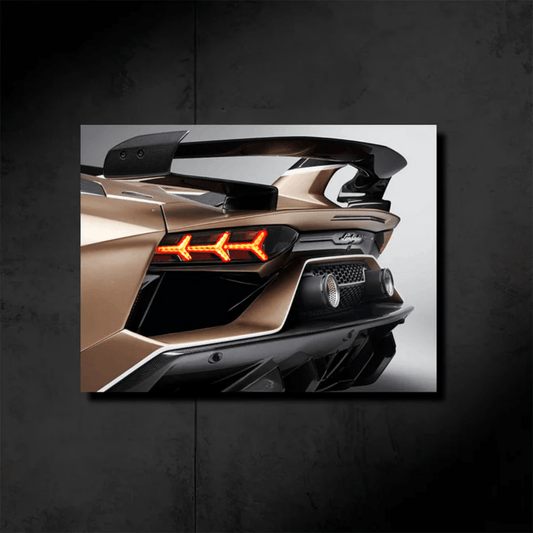 Neon Lamborghini Aventador SVJ