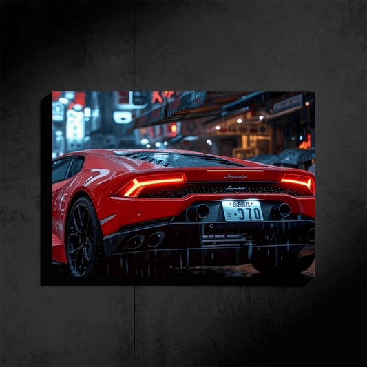 Neon Lamborghini Huracán