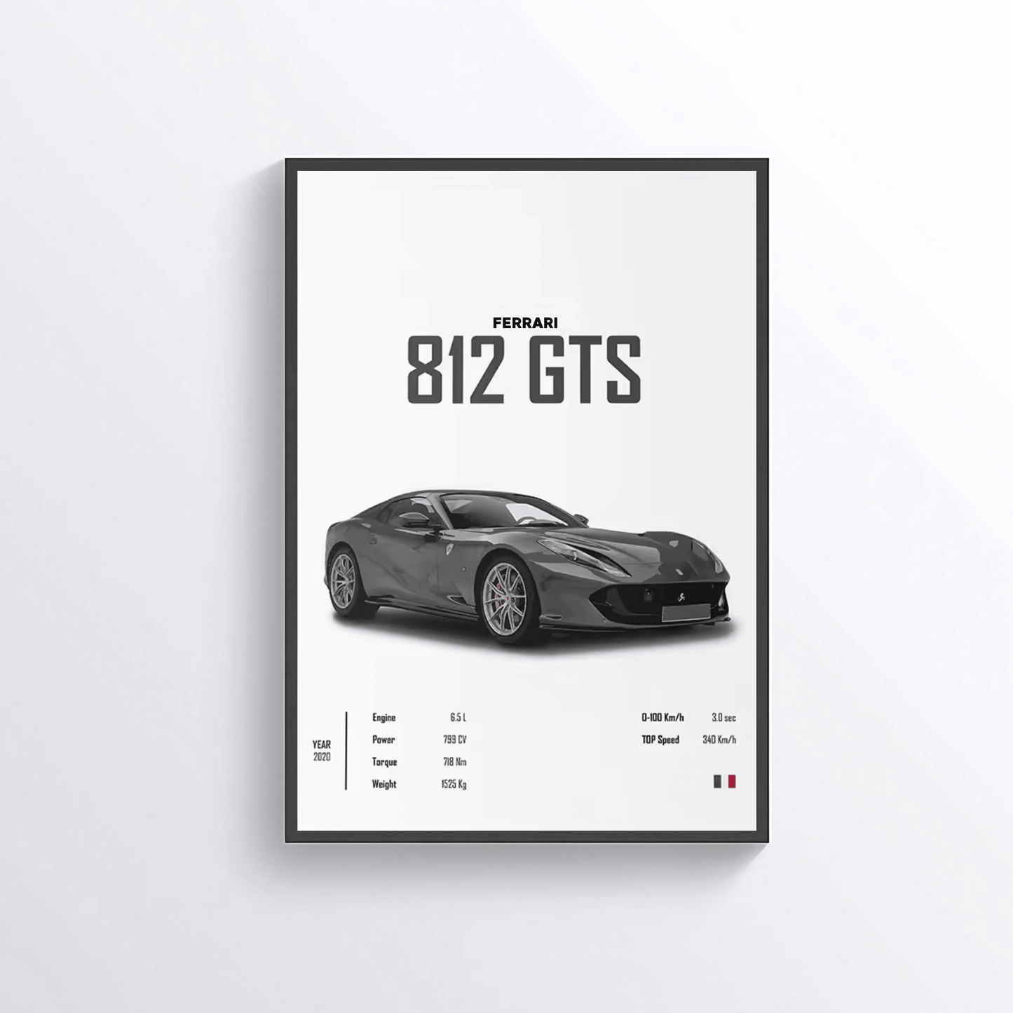 Ferrari 812 GTS colored