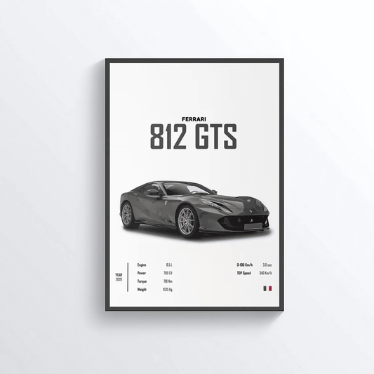 Ferrari 812 GTS colored