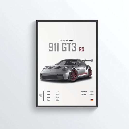 Porsche 911 GT3rs colored