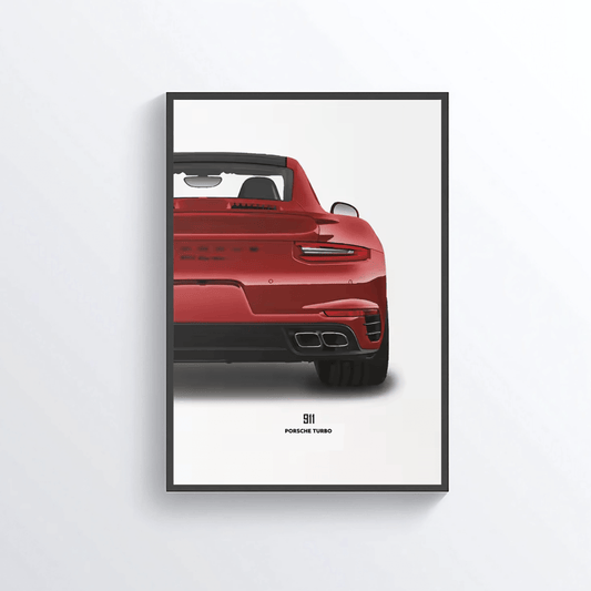 Porsche 911 Turbo colored