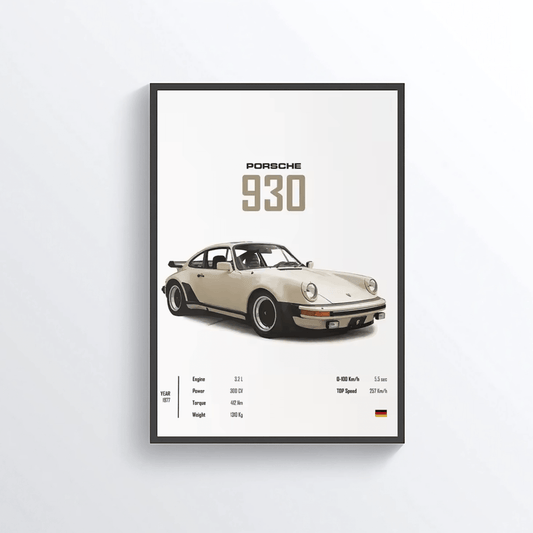 Porsche 930 colored