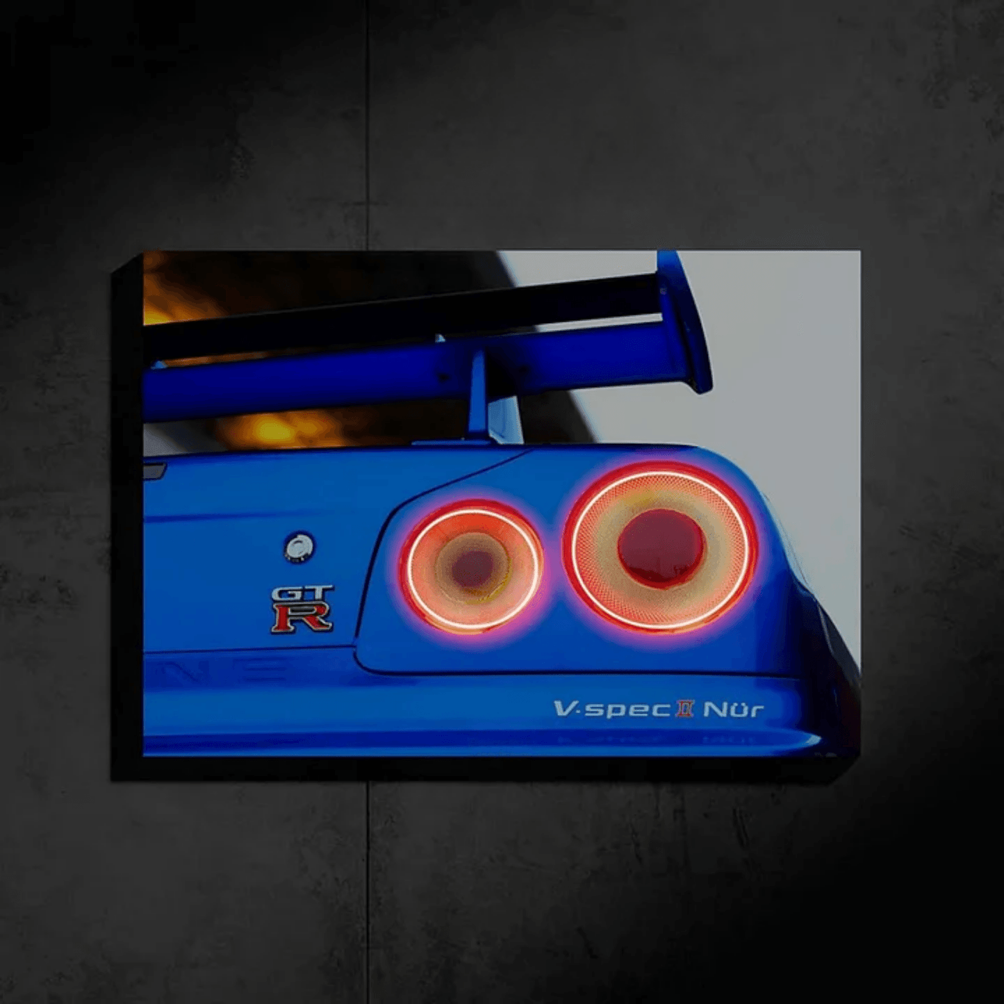 Neon Nissan GTR R34 Nismo