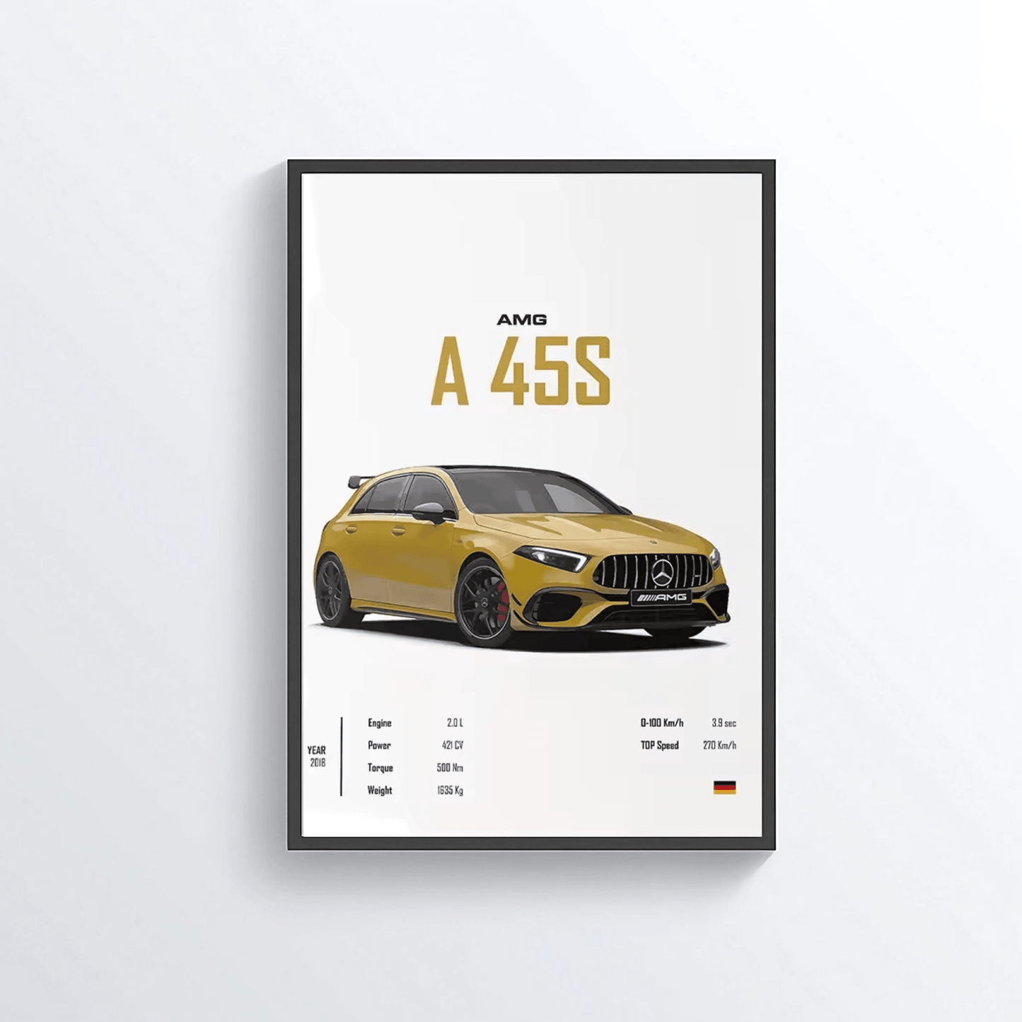 Mercedes A45s colored