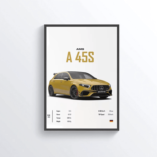Mercedes A45s colored