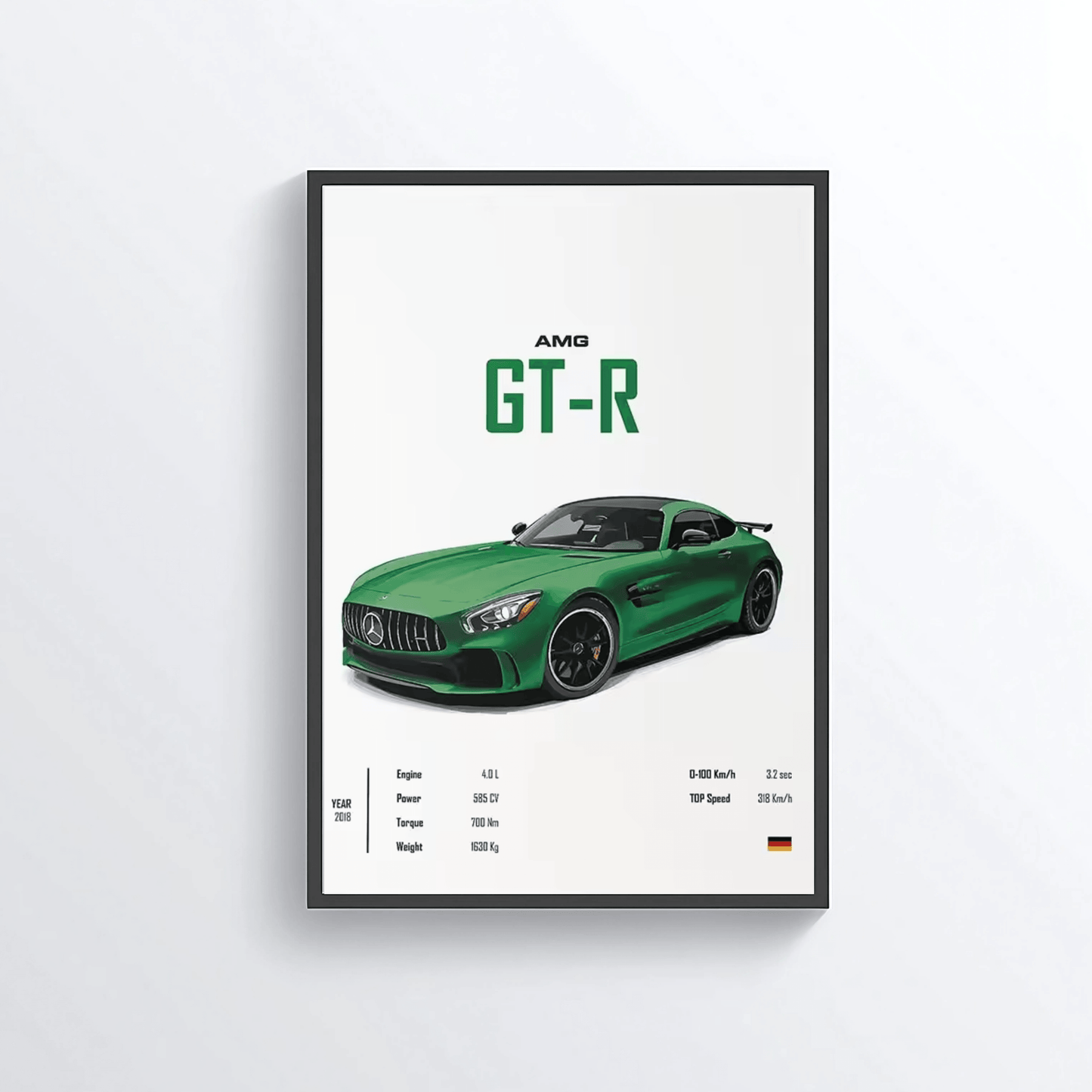 Mercedes GT-R colored