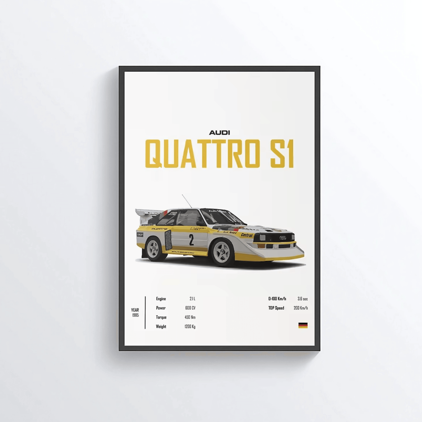Audi Quattro S1 colored