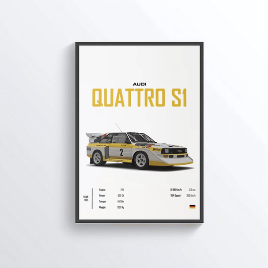 Audi Quattro S1 colored
