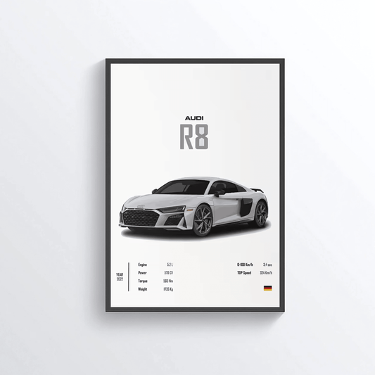 Audi R8 colored