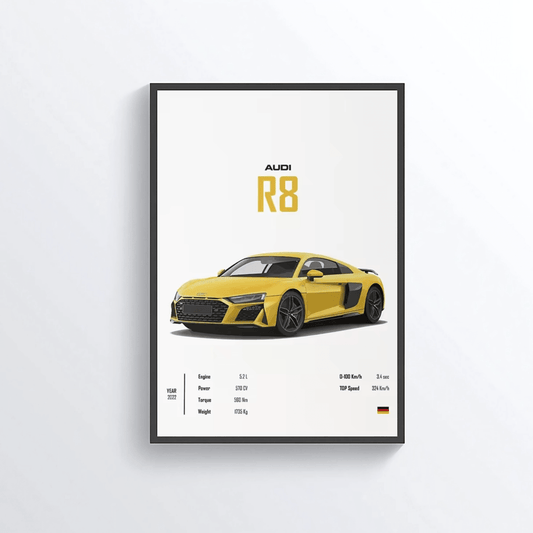 Audi R8 colored