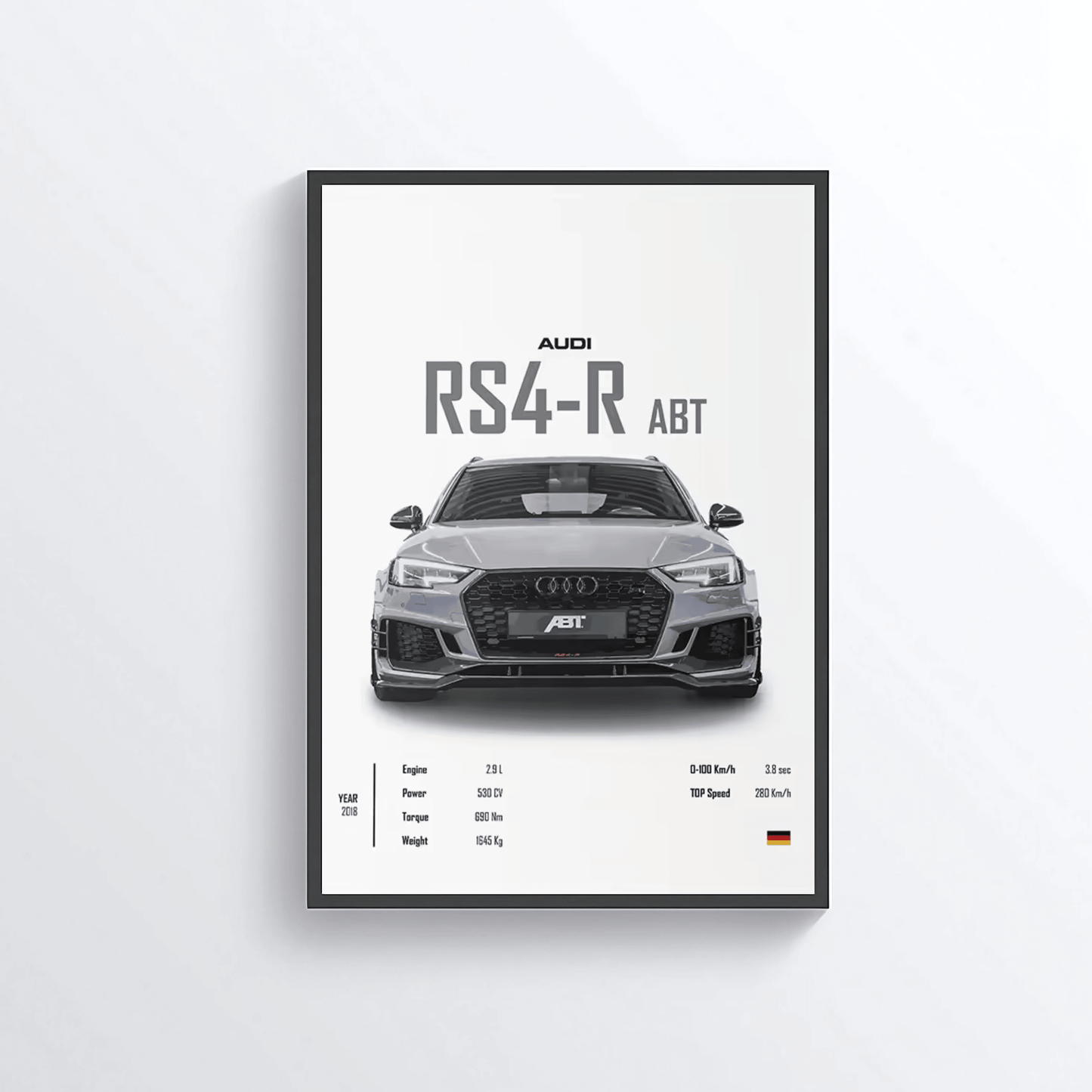 Audi RS4-R ABT colored