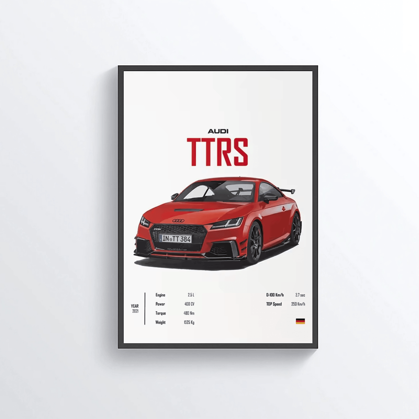 Audi TTRS colored
