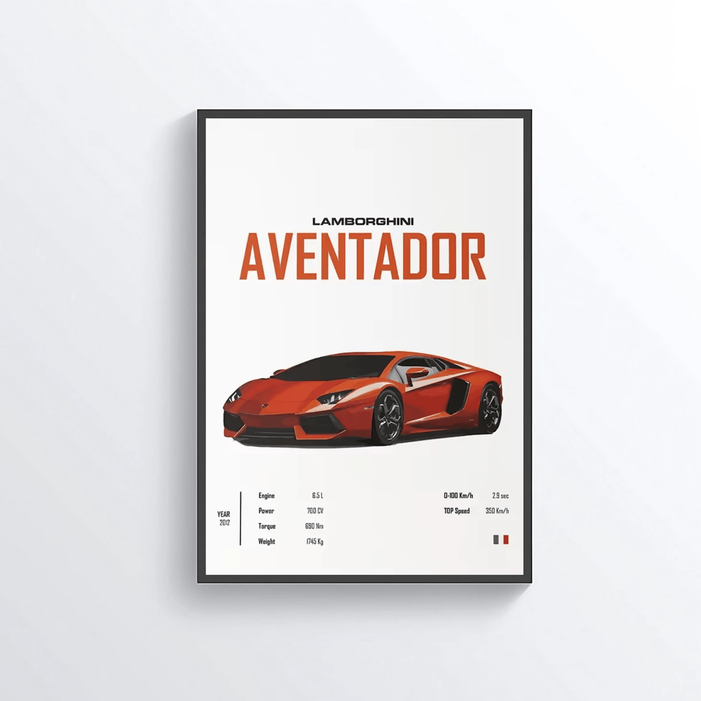 Lamborghini Aventador colored