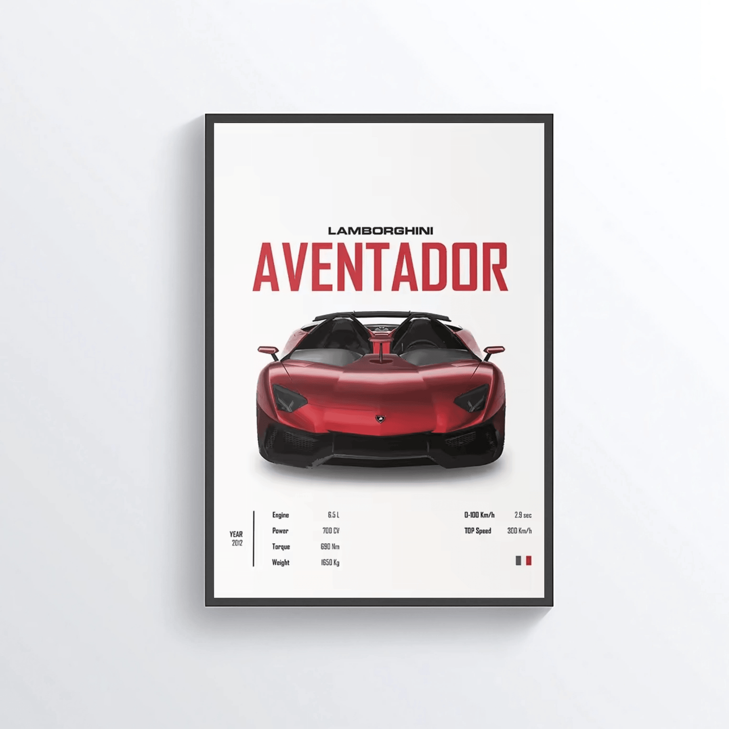 Lamborghini Aventador 2012 colored