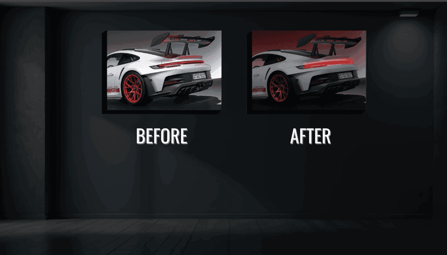 Neon Porsche 911 GT3 RS Mansory