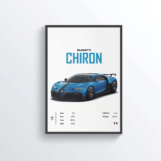 Bugatti Chiron colored