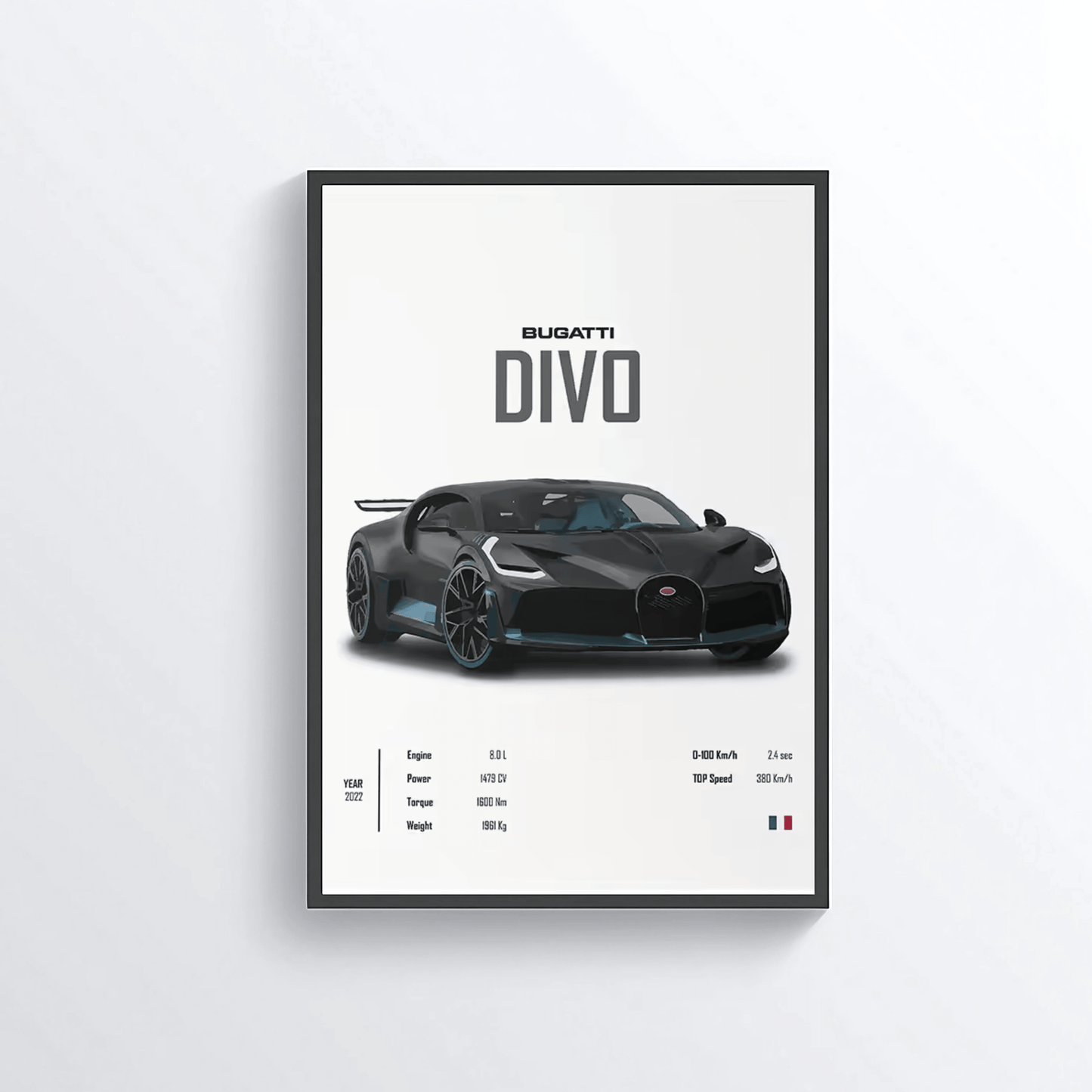 Bugatti Divo colored