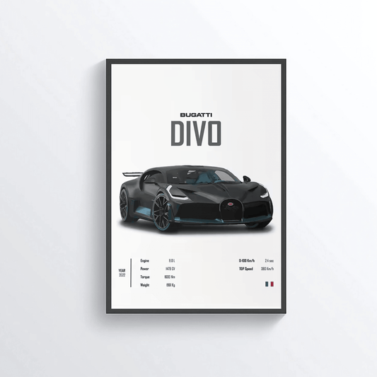 Bugatti Divo colored