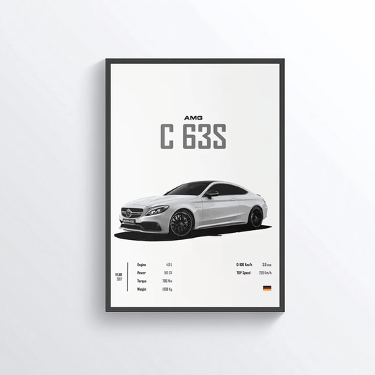 Mercedes C63s colored