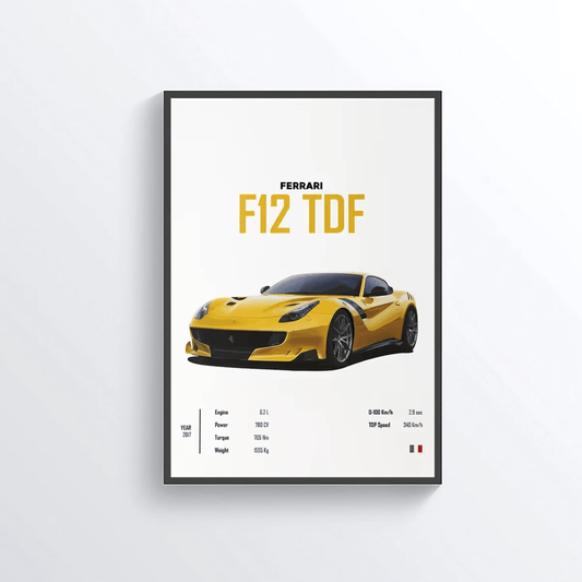 Ferrari F12 TDF colored
