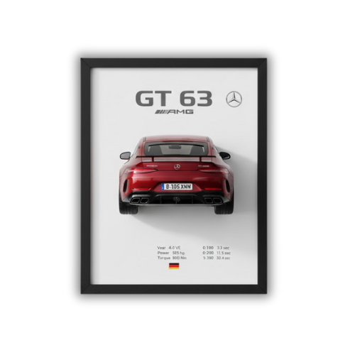 Realistic Mercedes GT 63