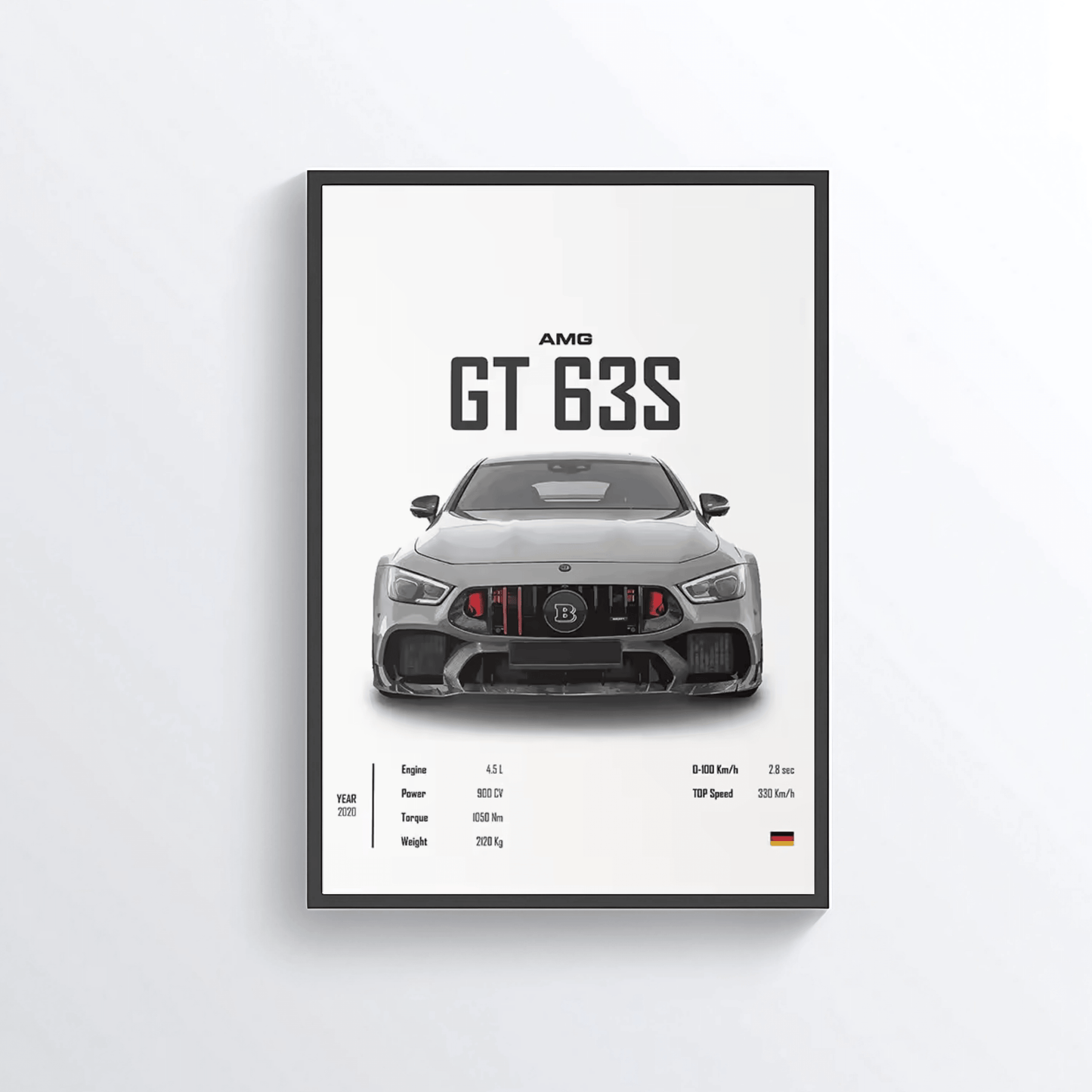 Mercedes BRABUS GT63s colored