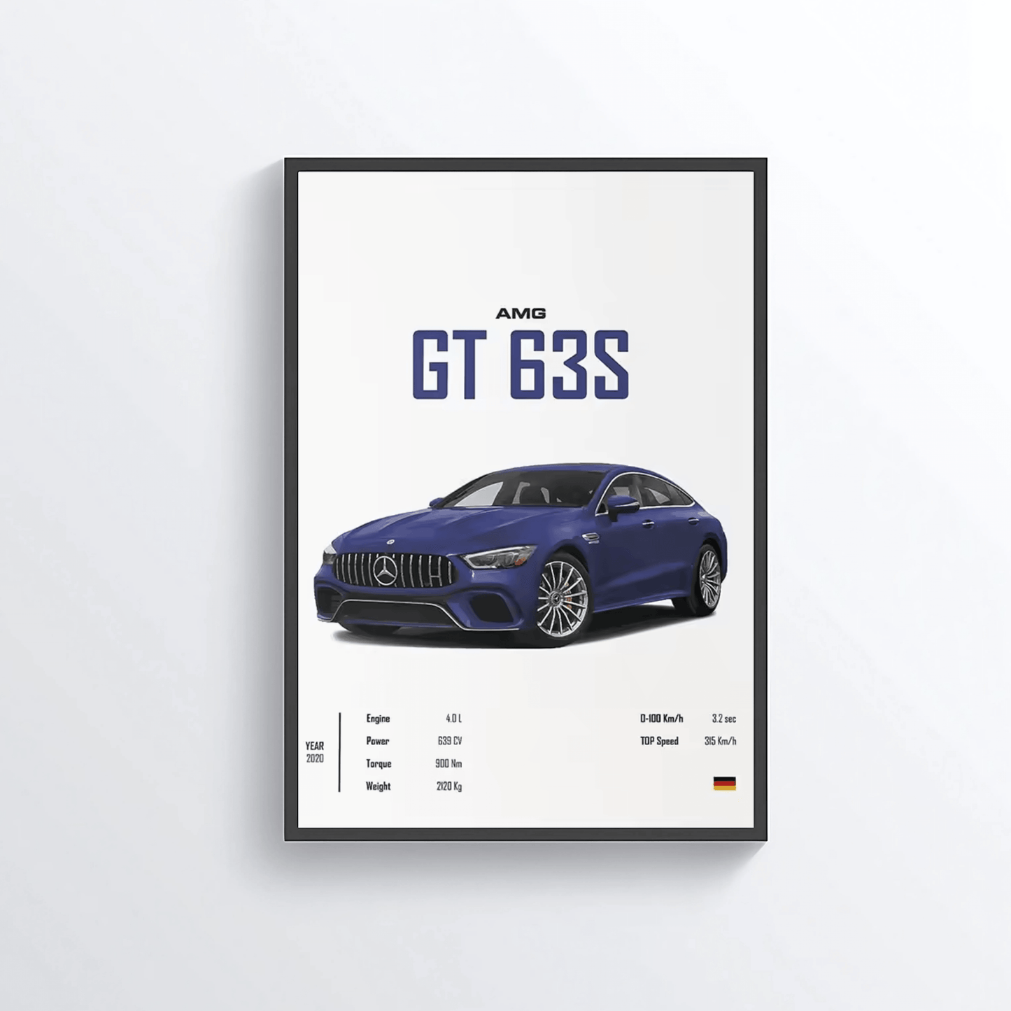 Mercedes GT63s colored
