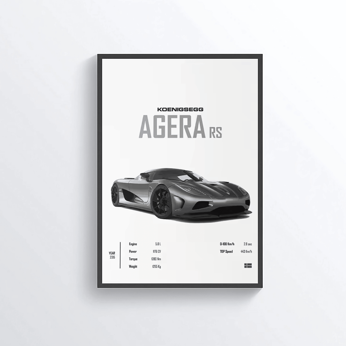 Koenigsegg Agera RS colored