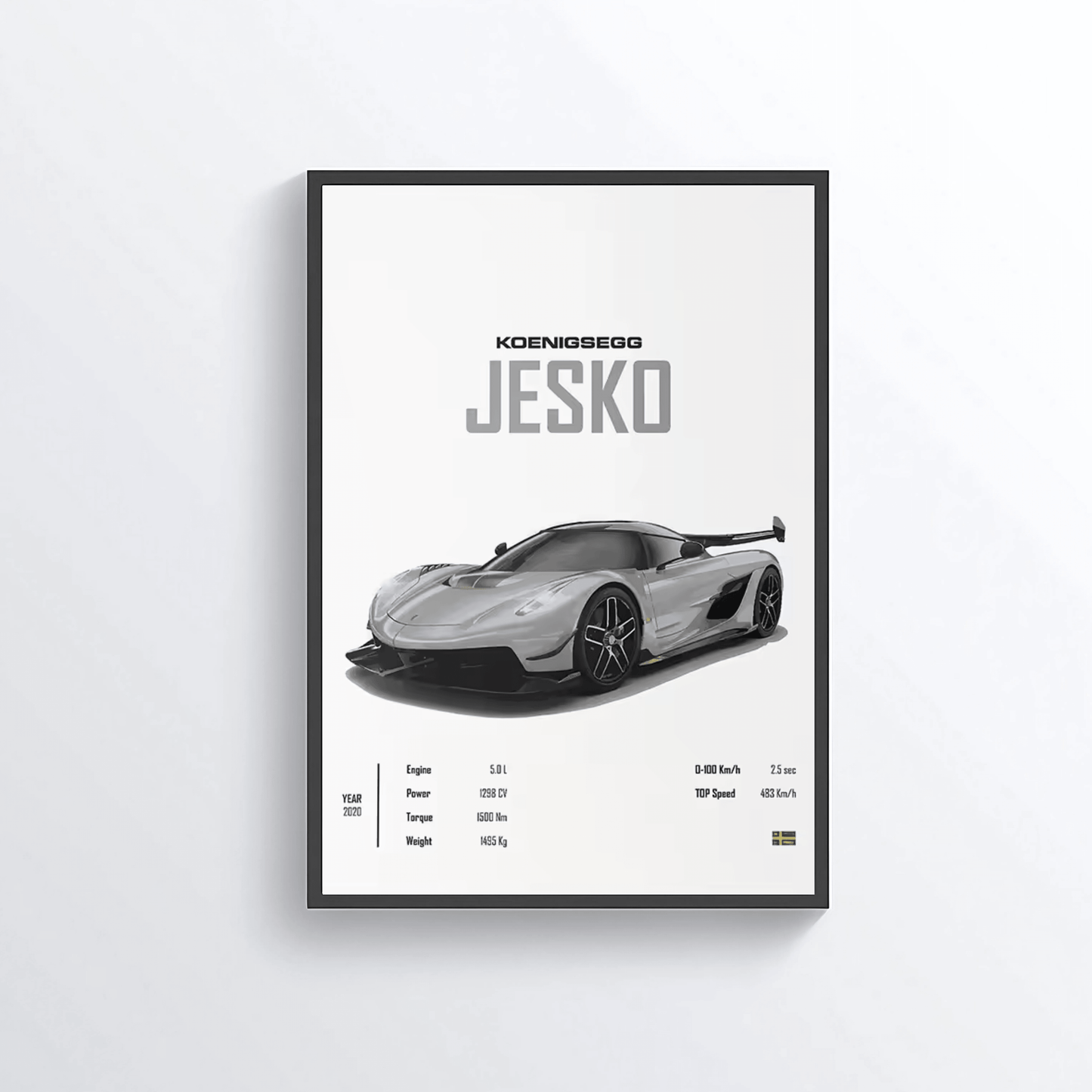 Koenigsegg Jesko colored