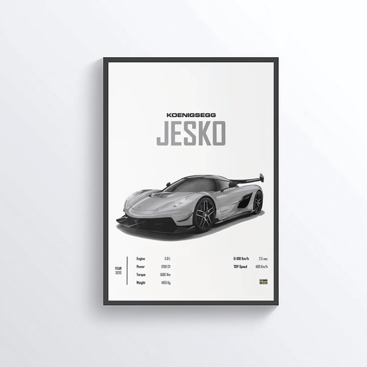 Koenigsegg Jesko colored