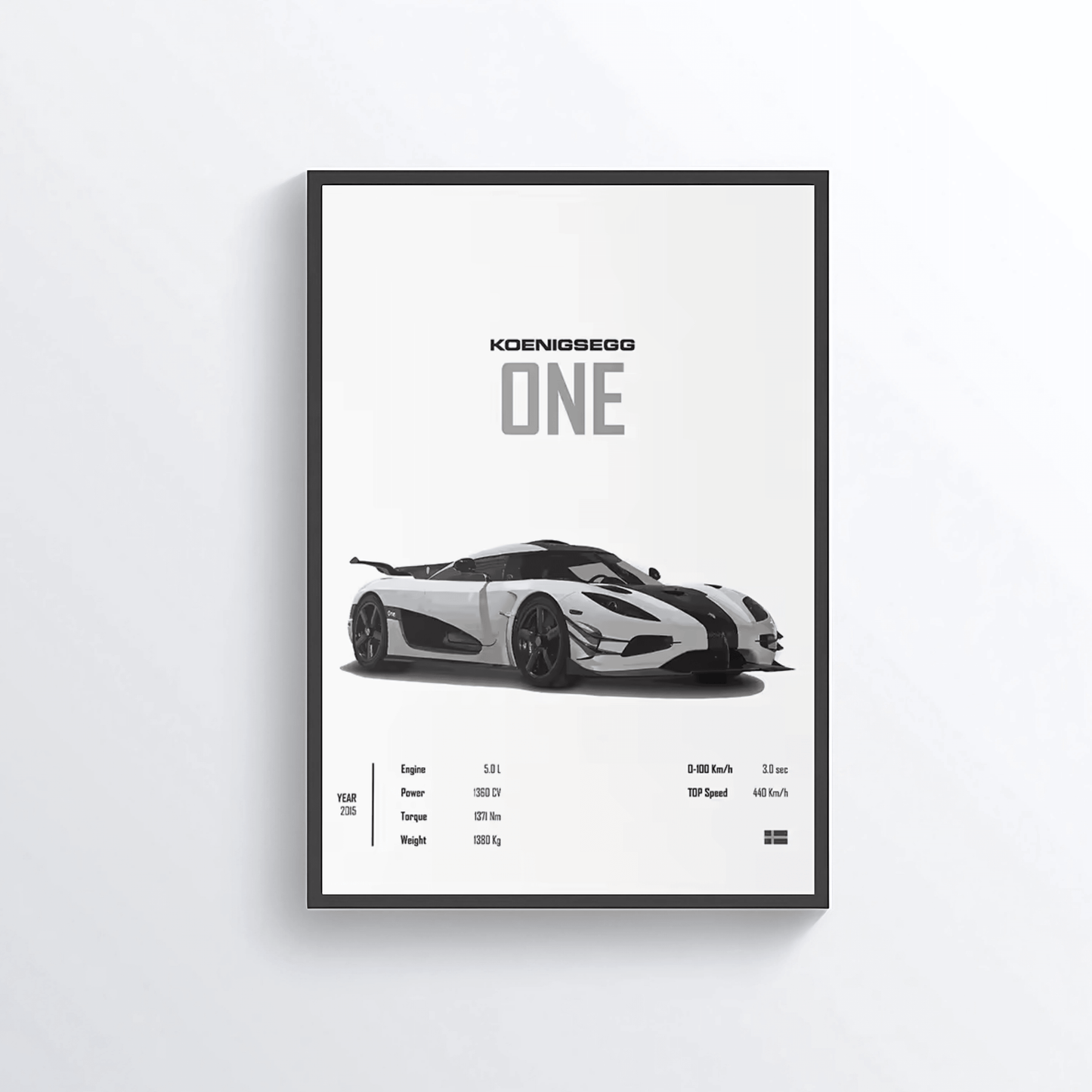 Koenigsegg ONE colored