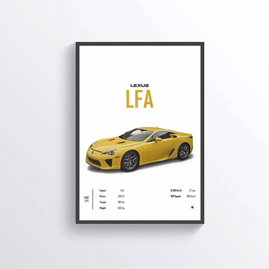 Lexus LFA colored