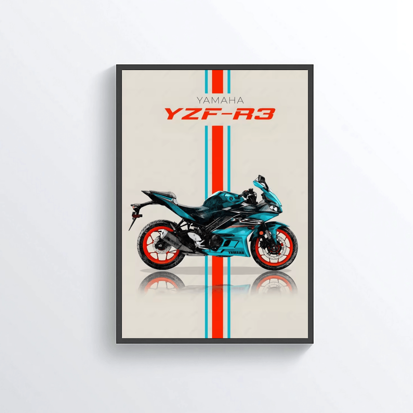 Yamaha YZF-R3 colored