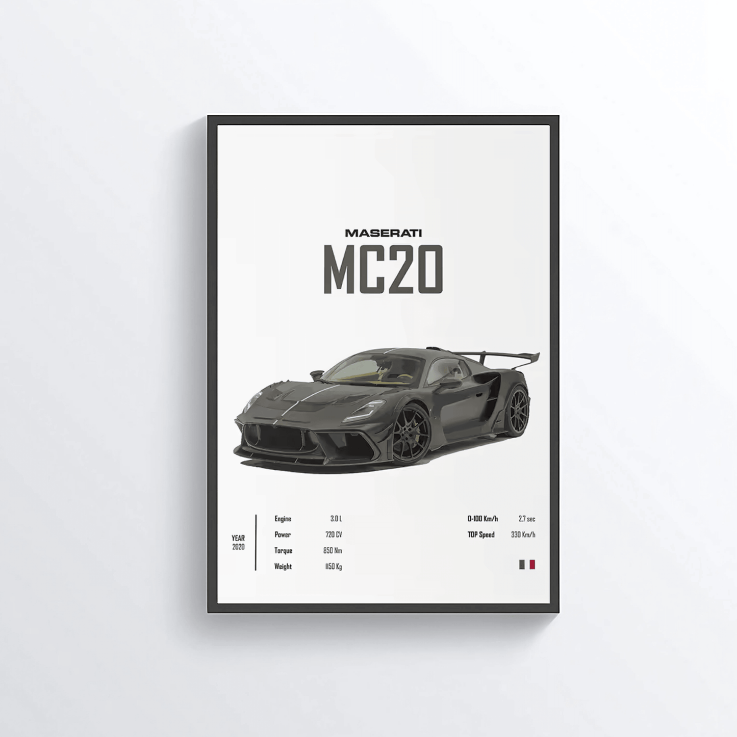 Maserati MC20 colored