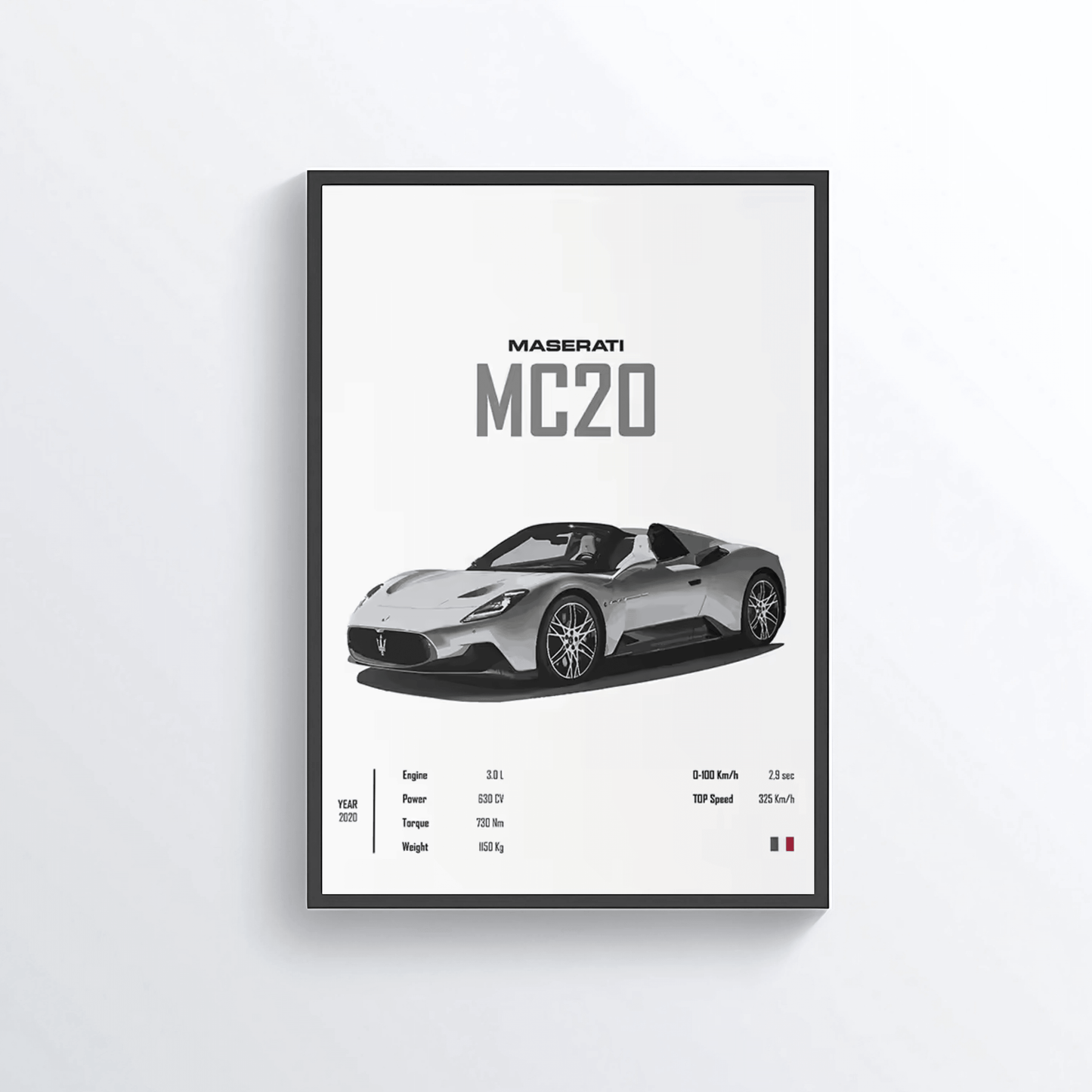 Maserati MC20 colored