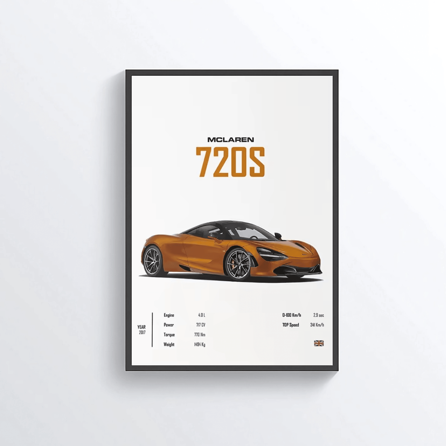 McLaren 720s colored