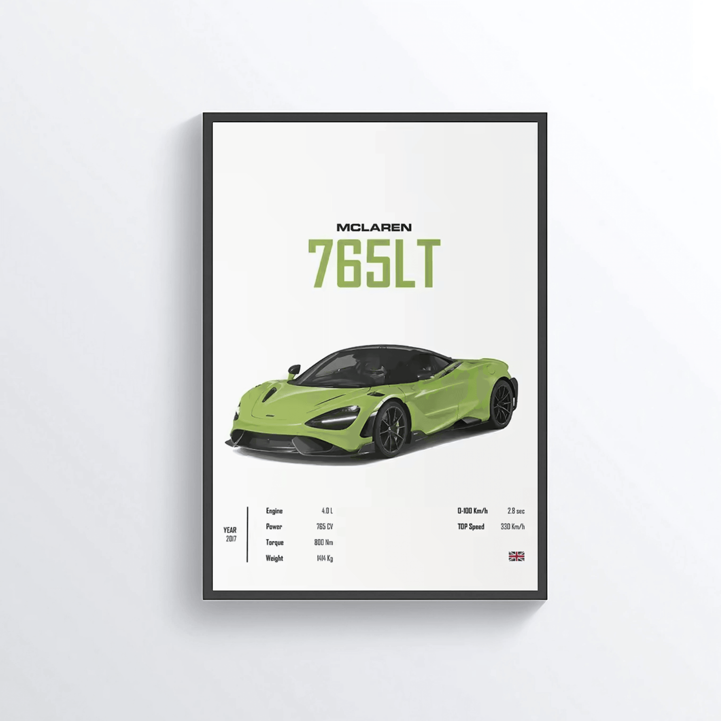McLaren 765LT colored